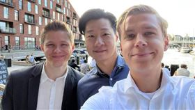 林昶佐、侯登（Thomas Rohden）（圖／翻攝自侯登推特）