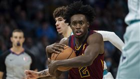 ▲湖人對騎士後衛塞克斯頓（Collin Sexton）有興趣。（圖／美聯社／達志影像）