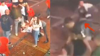 唐山女遭9男圍毆　只有女生出來救人