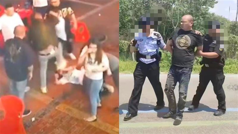 唐山4女遭痛毆！男狼狽蹲草叢裡躲警