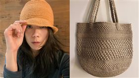 蔡健雅編織包。（圖／翻攝自蔡健雅 Tanya Chua臉書）