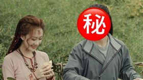 易大千(右)在長歌行中與曹曦月飾演的彌彌古麗譜出浪漫愛情（圖／緯來提供）