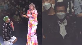 鄭欣宜，鄭少秋。(圖/微博)