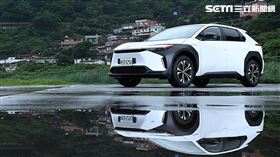 ▲豐田bZ4X電動休旅。（圖／鍾釗榛攝影）