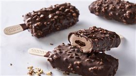 GODIVA熟可可粒杏仁黑巧克力流心雪糕,GODIVA提供