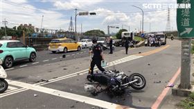 紅牌重機,越堤道,身亡,蘆洲,翻攝畫面