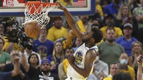 ▲威金斯（Andrew Wiggins）是勇士G5贏球的頭號功臣。（圖／美聯社／達志影像）