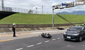 紅牌重機,越堤道,身亡,蘆洲,翻攝畫面