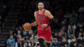 ▲公牛球星拉文（Zavh Lavine）休賽季的動向受眾人矚目。（圖／美聯社／達志影像）