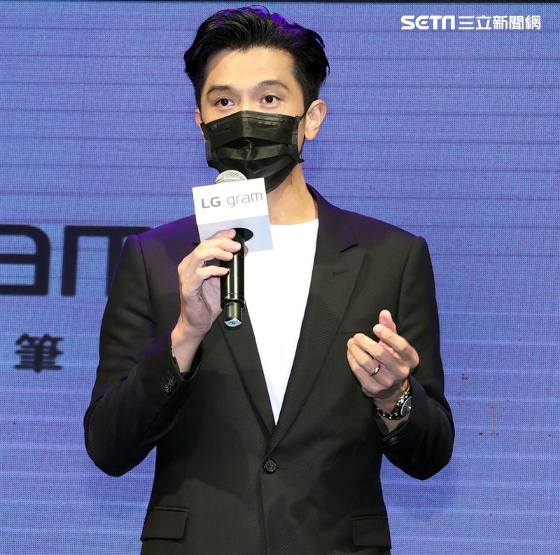 邱澤出席筆電活動婚後工作忙碌。（記者邱榮吉/攝影）