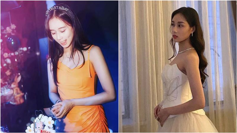 賭王小女兒長大了　性感洋裝半球掉出