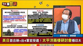日本為台槓中力道會多強？黃創夏：要看出雲號有沒航行台海(圖/94要客訴)