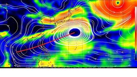 氣象局局長鄭明典一早臉書發文，太平洋高壓西伸後逐漸北抬，這是「出梅」的徵兆。（圖／翻攝自鄭明典臉書）