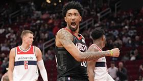 ▲火箭中鋒伍德（Christian Wood）被交易至獨行俠。（圖／美聯社／達志影像）