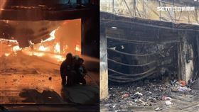 新竹,縱火,輪胎行,洗碗（圖／翻攝畫面、記者羅欣怡攝）