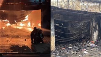 8婦孺全亡惹淚　樓板燒穿遺體墜1樓