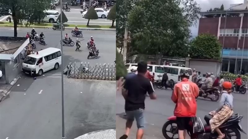 越南男劫救護車逃亡　撞樹遭路人包圍