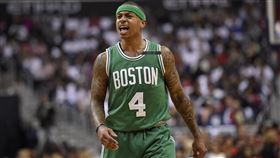 ▲「矮湯」湯瑪斯（Isaiah Thomas）曾是塞爾提克當家球星。（圖／美聯社／達志影像）