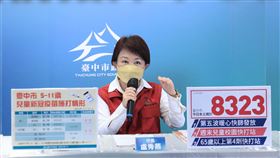 台中市+8323，6/17 防疫記者會，盧秀燕 (圖／台中市政府提供)
