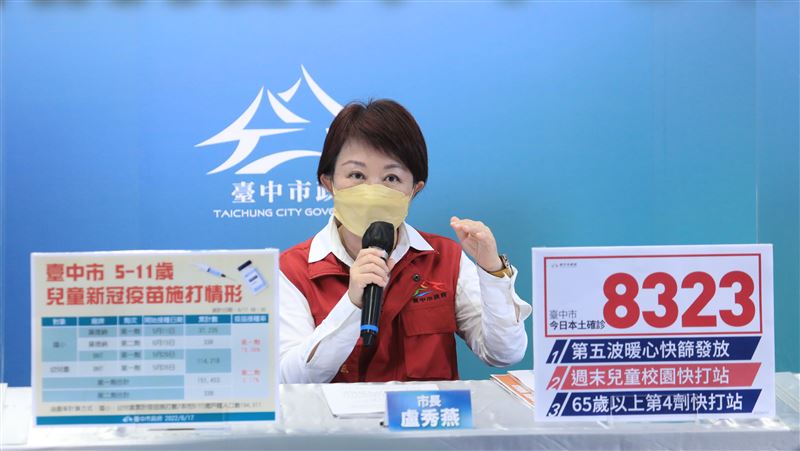 新／台中+8323！發禮券催打疫苗
