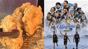 柯瑞（Stephen Curry）率勇士摘下8年內第4冠。（圖／資料照、翻攝自勇士推特）