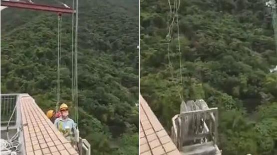 高空吊籃突斷開！2人墜亡驚悚畫面曝