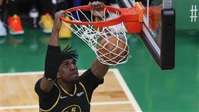 ▲黃蜂和國王有意網羅勇士中鋒盧尼（Kevon Looney）。（圖／美聯社／達志影像）