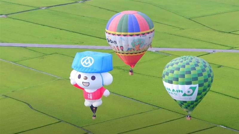 貓王、耶穌帶你升空！台東熱氣球曝光
