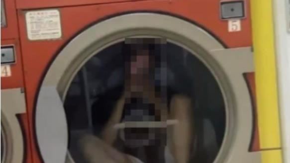 屁孩鑽洗衣機滑手機　網：出人命算誰