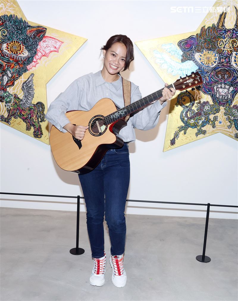 吱吱出席TDI為你唱情歌海選。（記者邱榮吉/攝影）