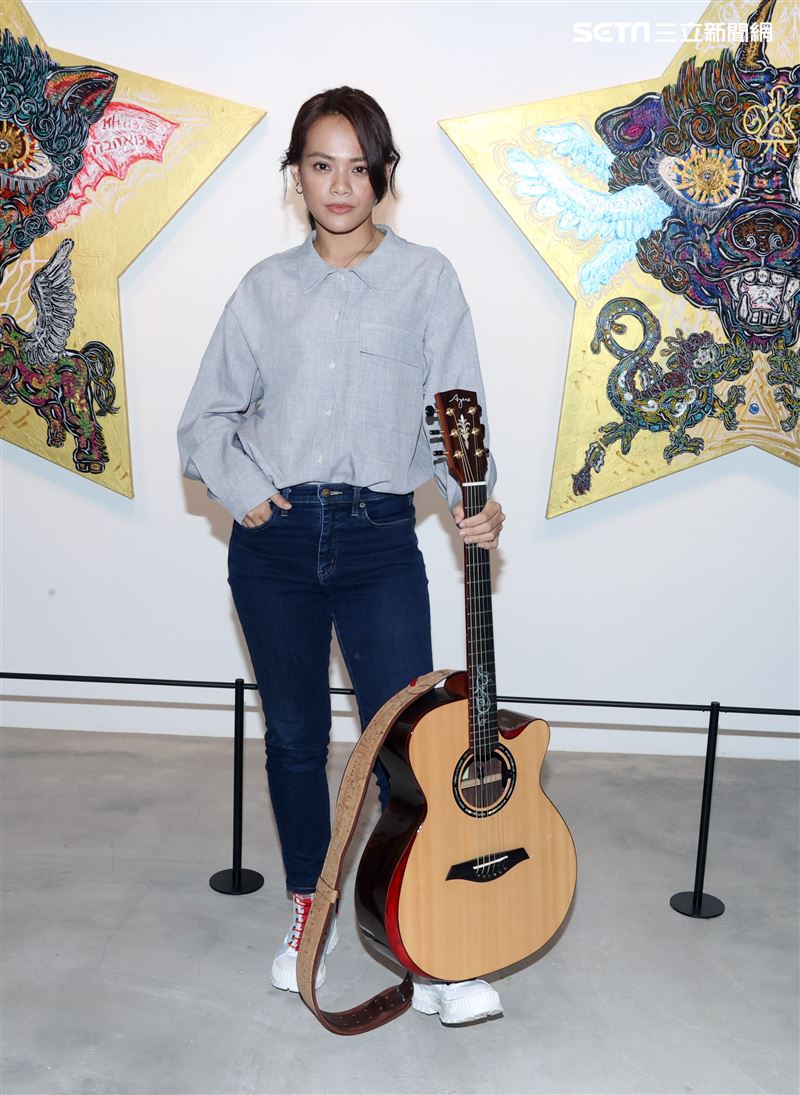 吱吱出席TDI為你唱情歌海選。（記者邱榮吉/攝影）