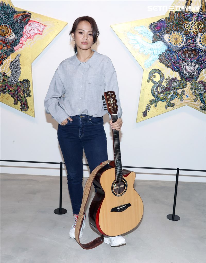 吱吱出席TDI為你唱情歌海選。（記者邱榮吉/攝影）