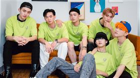 ▲《原子少年》天王星（左起）高有翔、陳子輇、小孩、高胥崴、蔡承祐和吳昱廷接受《三立新聞網》專訪。（圖／記者楊澍攝影）