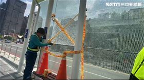 高捷,輕軌,玻璃,破裂