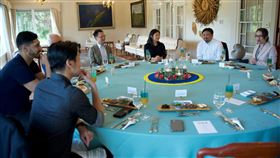 蕭美琴,林昶佐,洪申翰、坎特（圖／翻攝自林昶佐臉書）