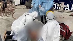 高雄,吊船廠,意外,船艙（圖／翻攝畫面）