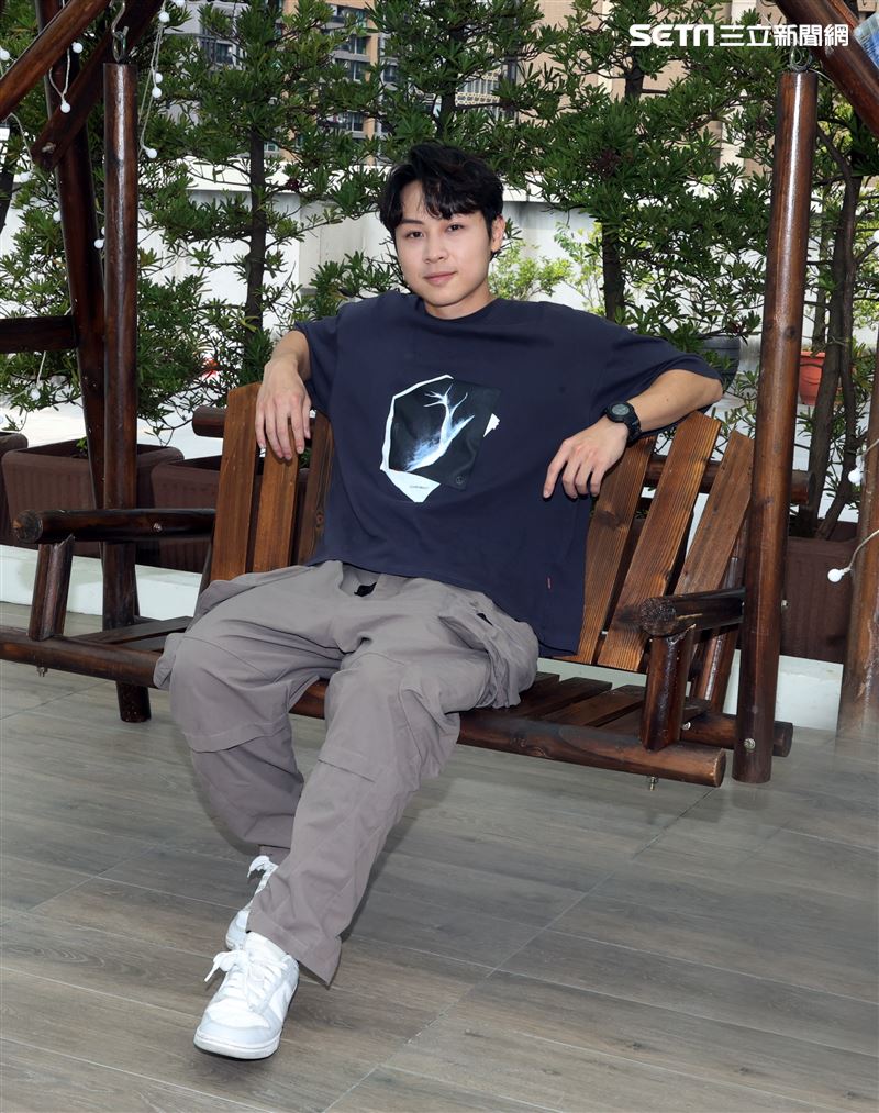 顏佑庭三立新聞網專訪。（記者邱榮吉/攝影）