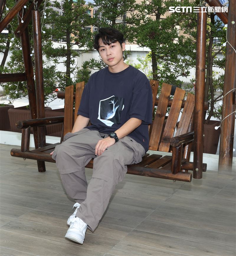 顏佑庭三立新聞網專訪。（記者邱榮吉/攝影）