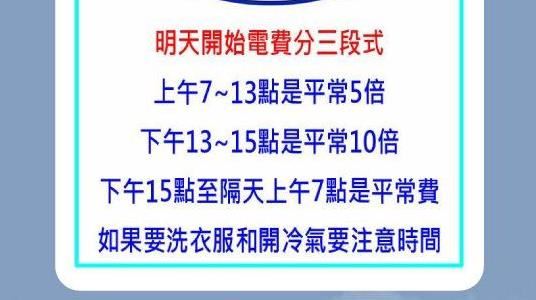 電費將開始分三段計價？台電怒回5字