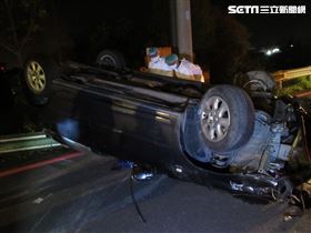 屏東,大鵬灣,酒駕,翻車