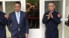 內政部長徐國勇、警政署長陳家欽今（26）日在警政署舉行公投宣誓儀式  記者李依璇攝影