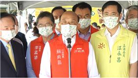 行政院長蘇貞昌22日上午出席「全民相挺 漁民放心～台灣石斑 世界尚讚」記者會