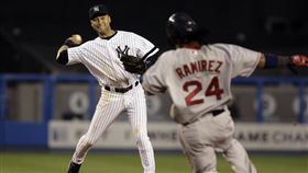 ▲曼尼（Manny Ramirez）認為基特（Derek Jeter）若在皇家打球就是個普通球員。（圖／美聯社／達志影像）
