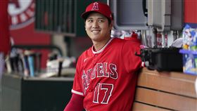 ▲大谷翔平在美聯指定打擊暫居第2。（圖／美聯社／達志影像）