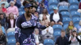 ▲小威廉絲（Serena Williams）闖進伊斯特本女網女雙8強。（圖／美聯社／達志影像）