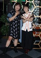 江惠儀入圍三項2022金曲獎老公「三秒」、吉那罐子-楊淑喻到場祝賀。（記者邱榮吉/攝影）