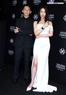 蔡淑臻、温昇豪出席Golden Concept 全球首間概念店。（記者邱榮吉/攝影）