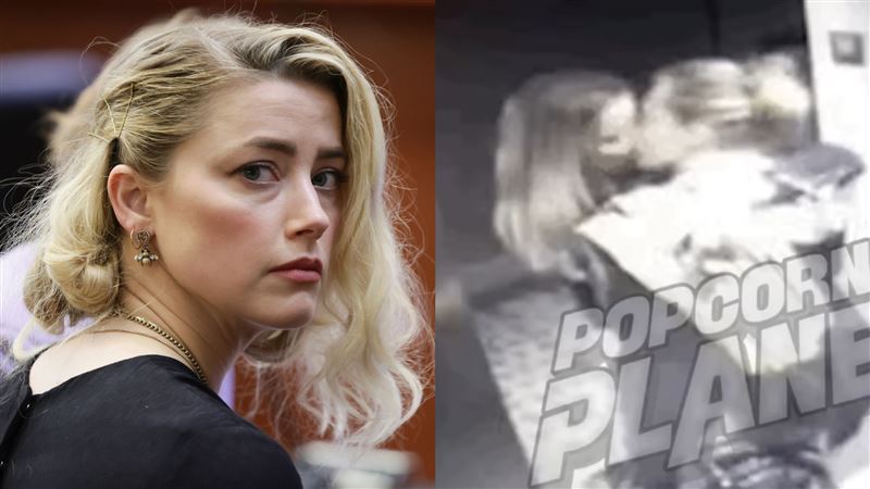 出軌鐵證？安柏赫德「電梯熱吻」外流