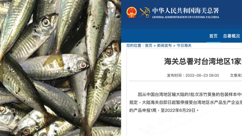 中國稱竹筴魚包裝有病毒　農委會回擊