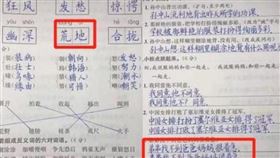 超工整作業（圖／翻攝自網易新聞）